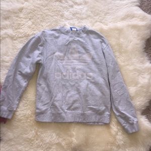 ADIDAS GREY SWEATSHIRT